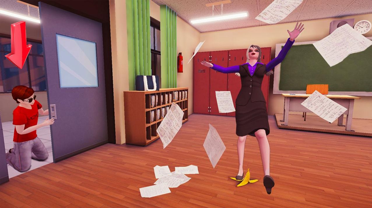 动漫惊悚学校教师3D游戏官方版(Anime Scary School Teacher 3D)  v3.5.3