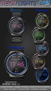 Neon Blue Watch Face