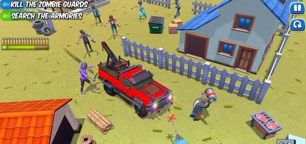 皮卡战车僵尸小队