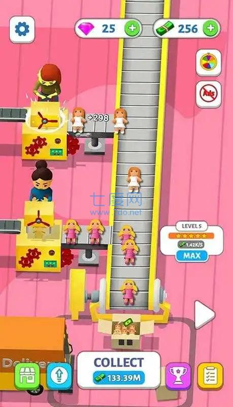 闲置娃娃工厂游戏