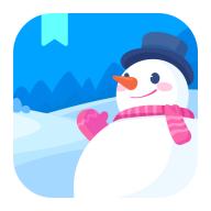 雪地阅读
