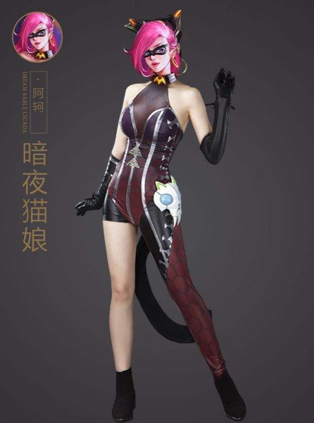 阿轲暗夜猫娘高清图 v1.0