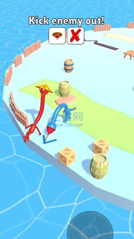 颈部对抗3D游戏
