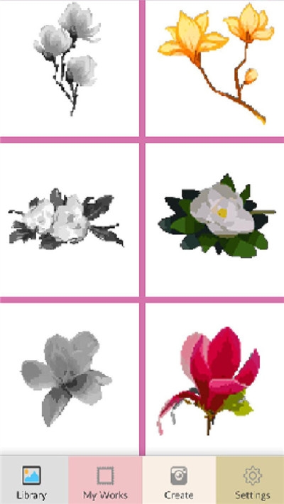 玉兰花像素艺术 v1.0