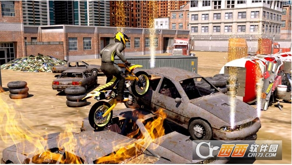Motorcycle Stunts 3D(摩托车特技3D(2020最新))截图0