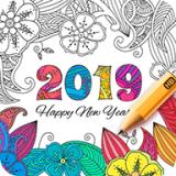 涂色书2019