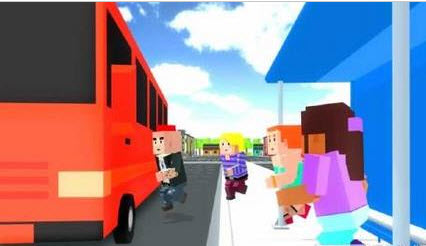 Blocky High School Bus Driver(像素高校公交司机) V1.2安卓版