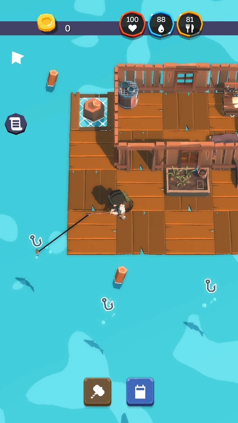 木筏人生海洋生存游戏官方版(Life on Raft Sur v3.3.3