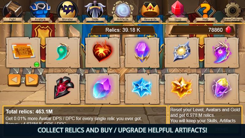 闲置怪物：点击大冒险游戏