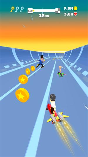 涡轮巨星解锁版无限金币版截图1