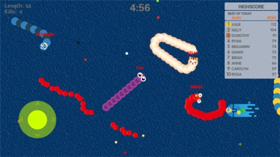 蠕动的贪吃蛇 蠕动的贪吃蛇