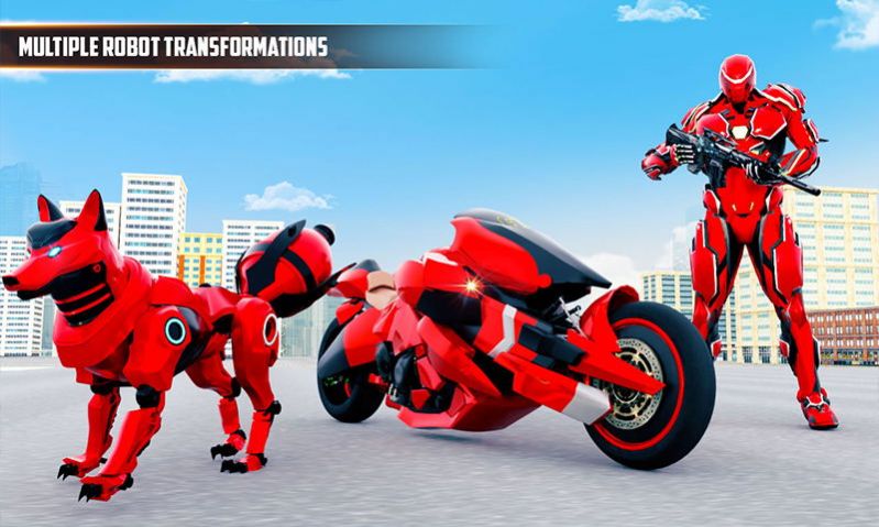狐狸机器人城市战争游戏官方版（(Wild Fox Transform Bike Robot War)）  v3.5.1