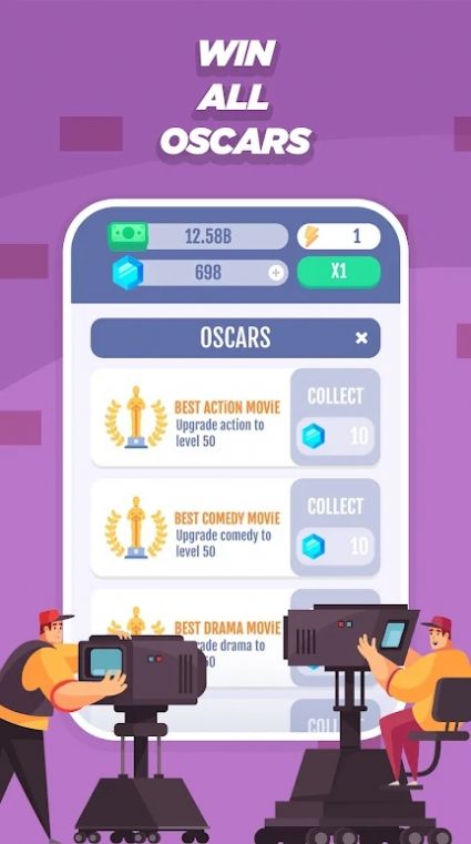 空闲电影工作室游戏中文版(Idle Mo v4.3.2