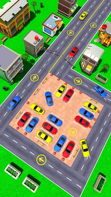 交通堵塞停车场Traffic JamCarParking