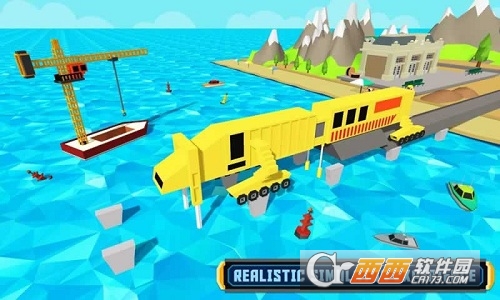 Water Train Track Construction(跨海铁路桥建造2018最新版) 1.0安卓版
