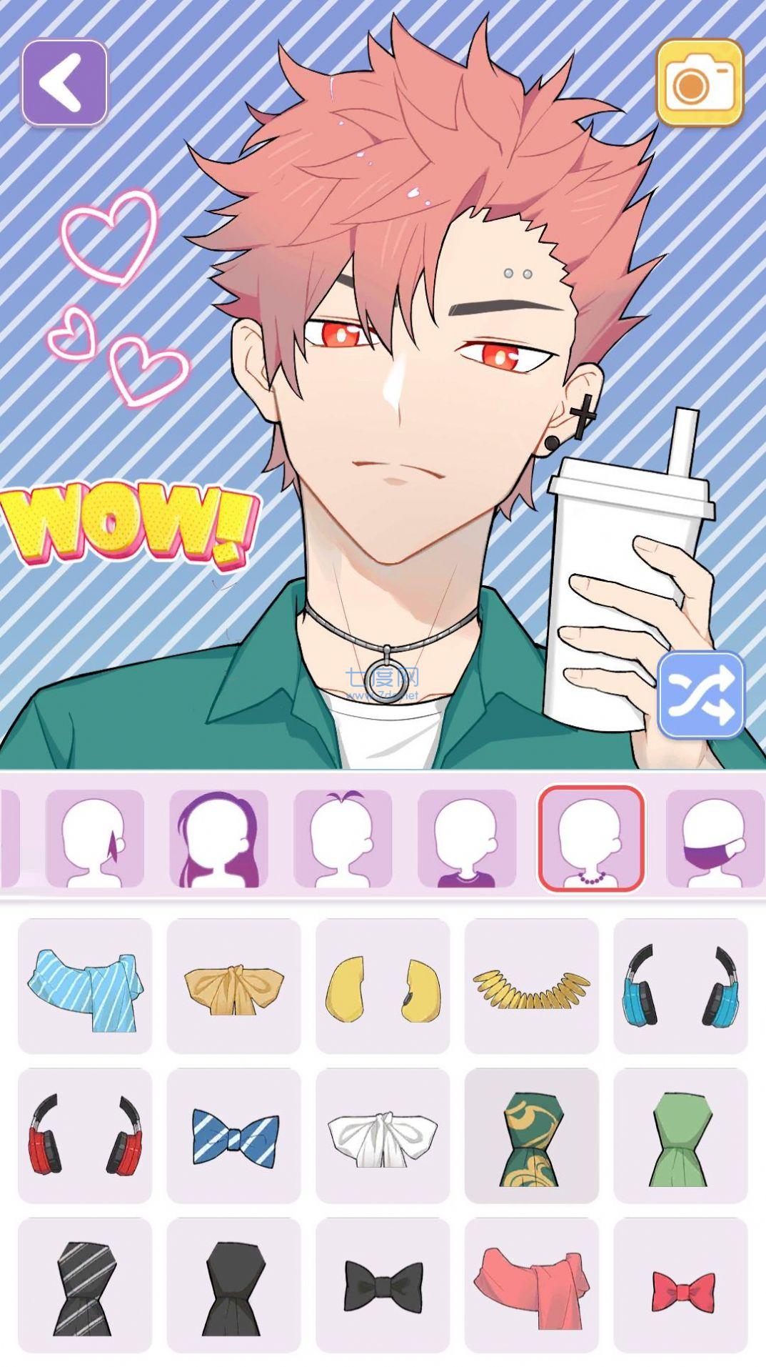 动漫男孩角色创造游戏 v1.0.2