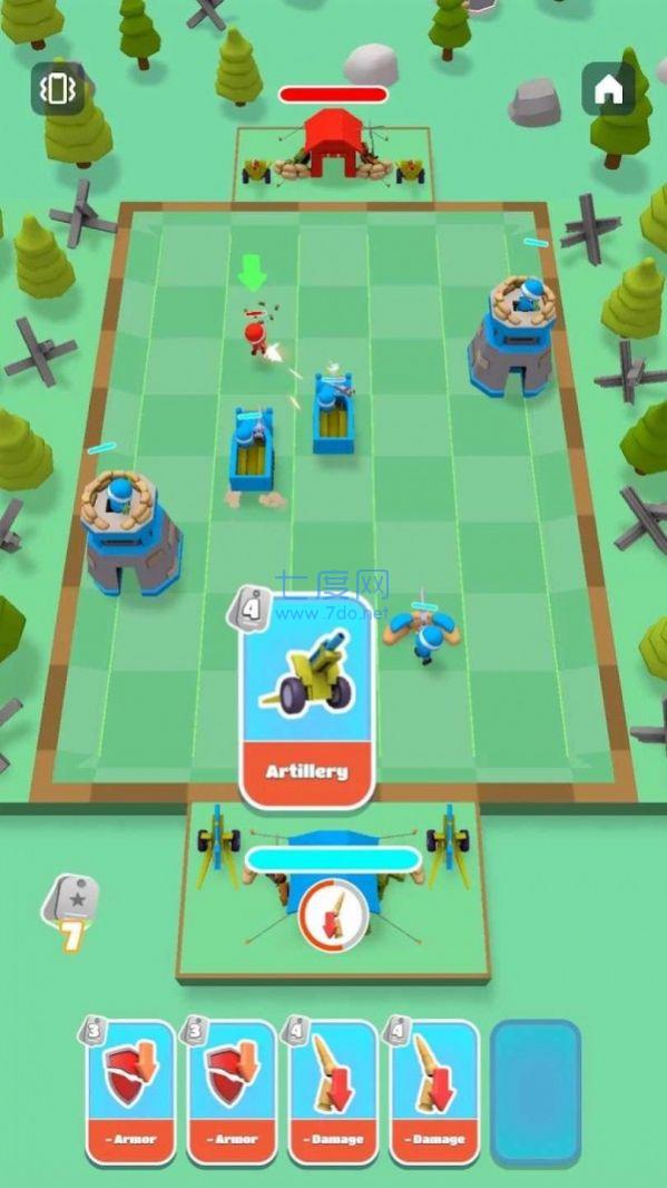 军人卡牌小游戏