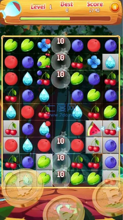 魔术森林比赛MagicForest Match3EarnBTC