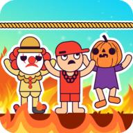 火柴人绳索救援