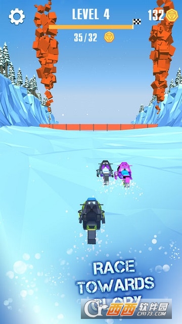 雪地摩托比赛(Flippy Snowmobile Race) v1.0 安卓版