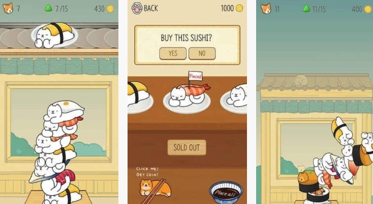 猫咪寿司叠叠乐