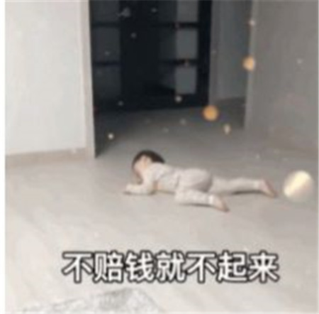 哎呀我被你炸倒了快赔钱不赔钱就不起来表情包 v1.0