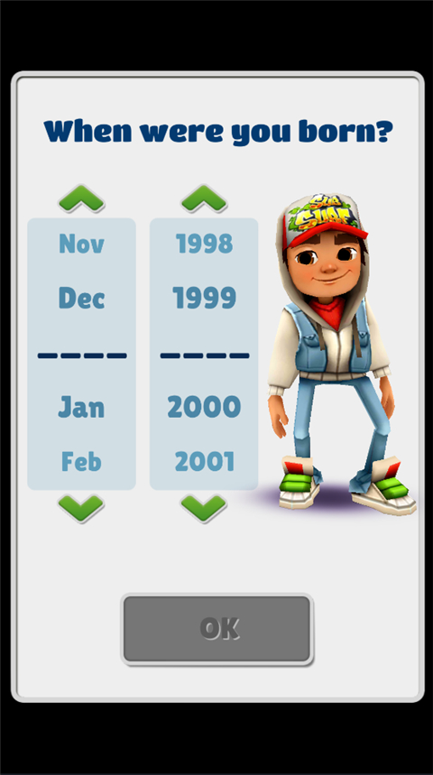 地铁跑酷白哥订制版 v1.0