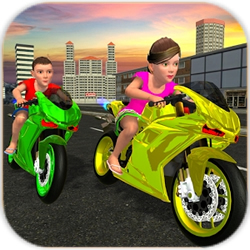 Kids MotorBike Rider Race 3D(孩子们的摩托车竞速中文版)