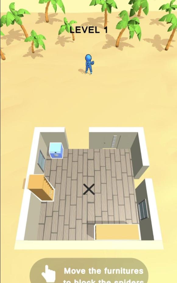 阻挡蜘蛛把自己封锁在里面 v0.0.1