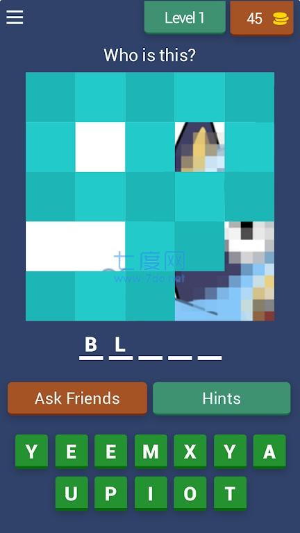 翻开瓷砖解谜BLUEYGuess TilesTrivia