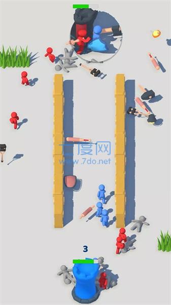 红蓝士兵大战模拟器