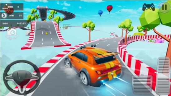 豪车天空游戏截图0