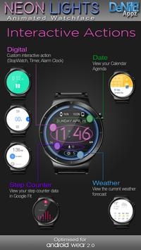 Neon Blue Watch Face