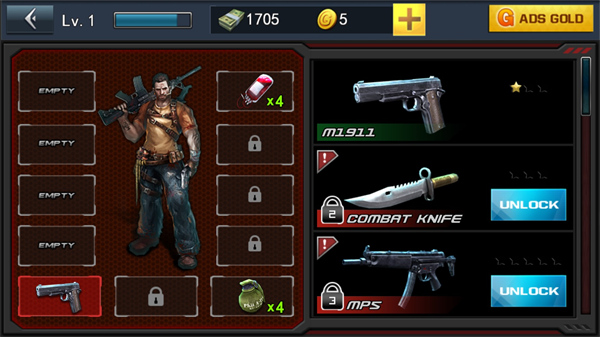 僵尸杀手游戏(Zombie Hitman) v1.1.3