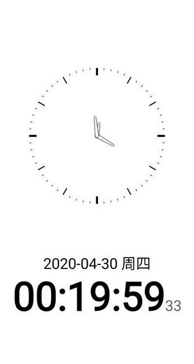 极简时钟壁纸 版本:v0.1.1