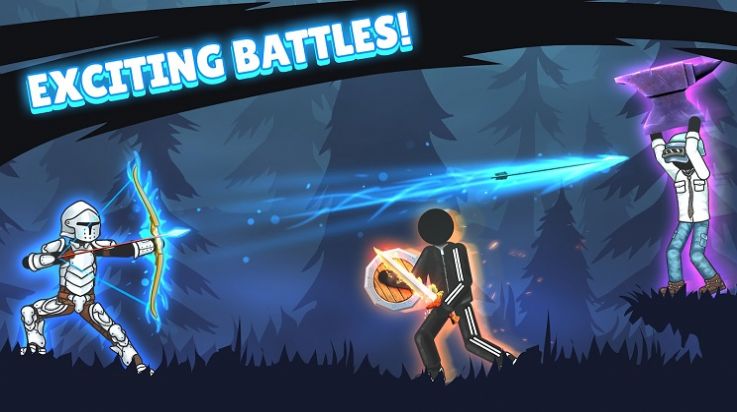 弓箭手英雄火柴人的战争游戏官方版图片1