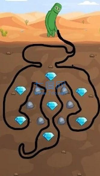 黄金矿工绘制收集游戏