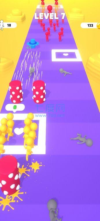 人群数量增长跑游戏