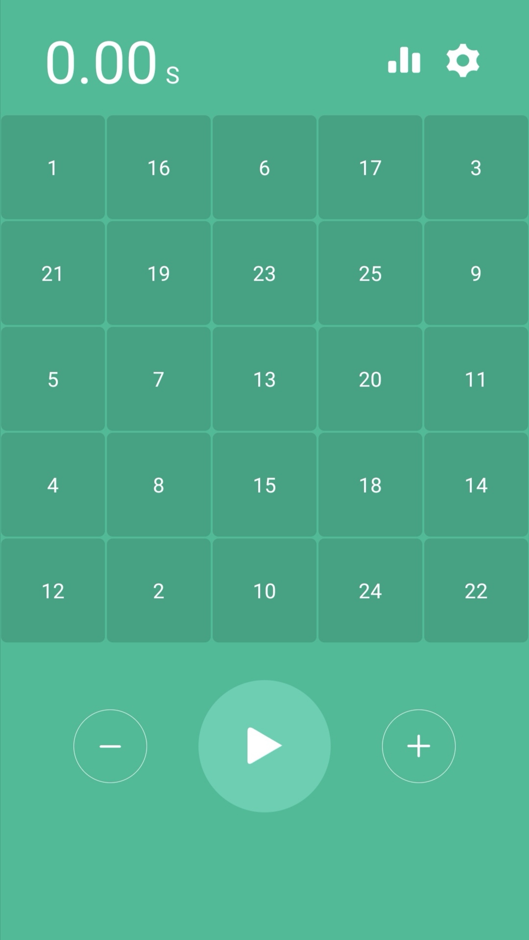 舒尔特训练 版本:5.7.0
