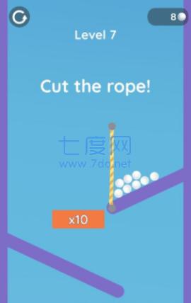 割绳落球游戏