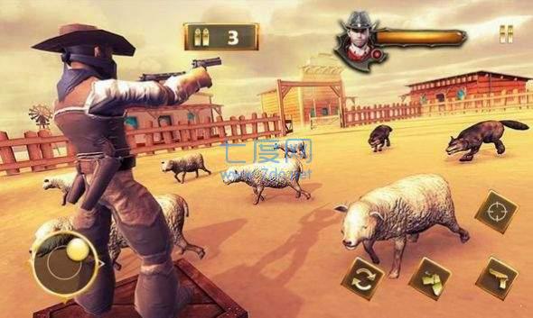 西部警长赏金狩猎西部牛仔