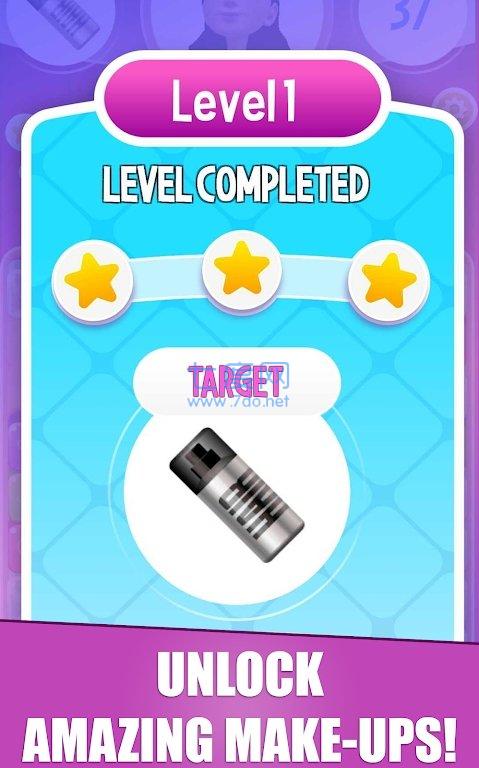 化妆爆炸比赛拼图游戏