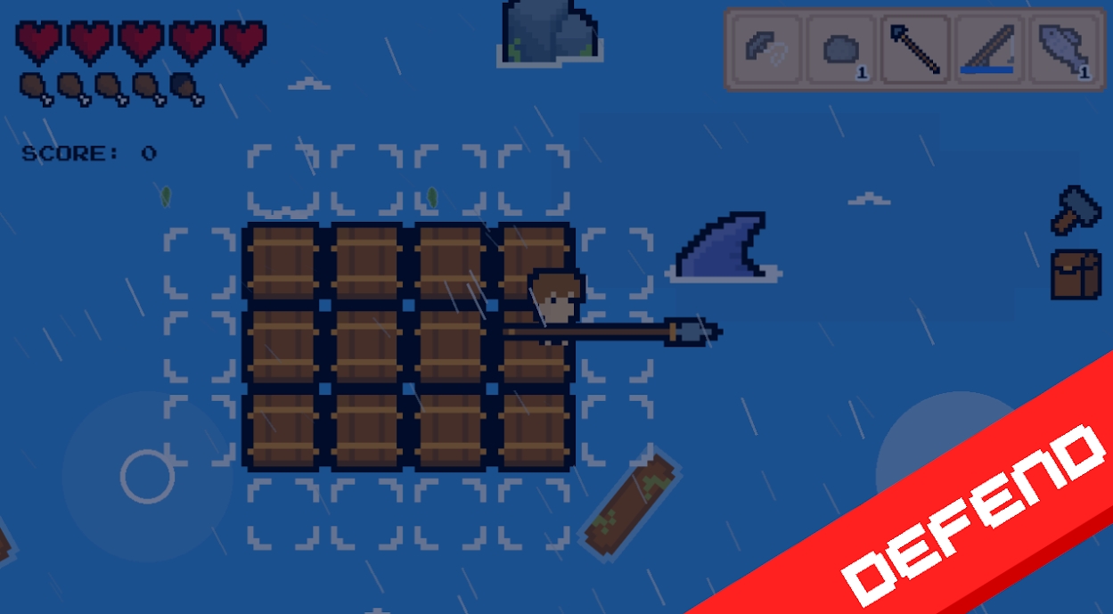 木筏求生2D版游戏中文版(Stranded On A Raft)  v4.2.1