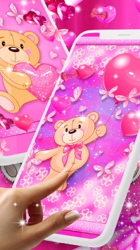 泰迪熊爱心动态壁纸 v3.0.5