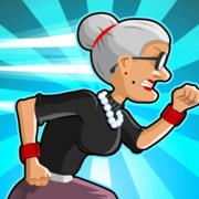 愤怒的老奶奶快跑