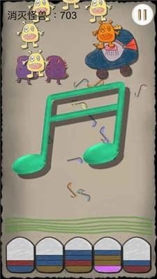 音符大战小怪兽 v1
