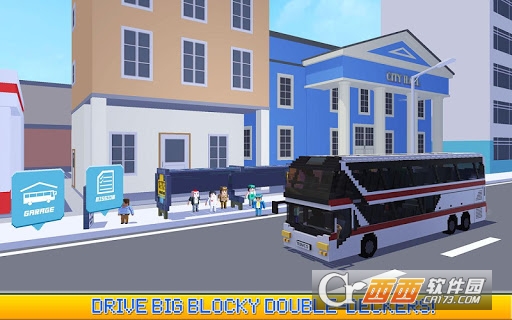 Blocky City Bus Driver SIM(块状城市客车司机) 1.2 安卓版