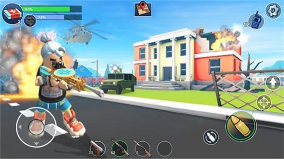 香肠跳伞吃鸡派对手游官方版图片1