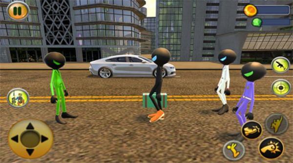 绿火柴人绳索英雄  v1.0