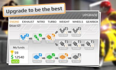 短程高速赛车摩托车无限金币版 1.0.21 安卓版